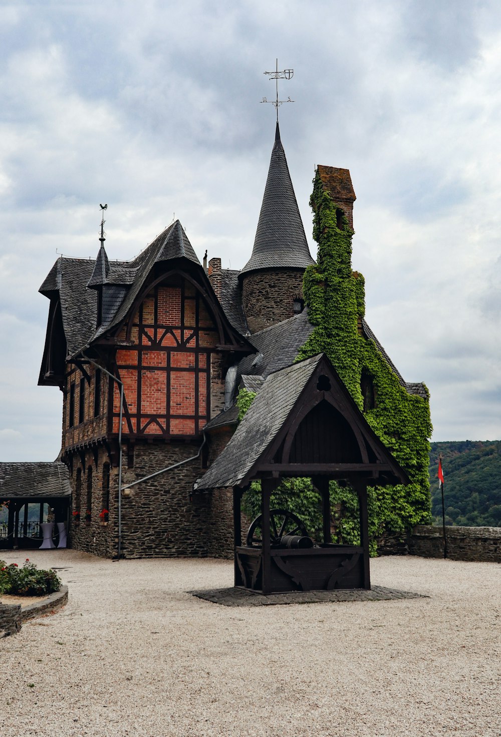 a building with a tower