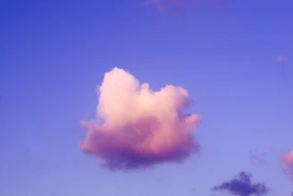 a cloud in the sky