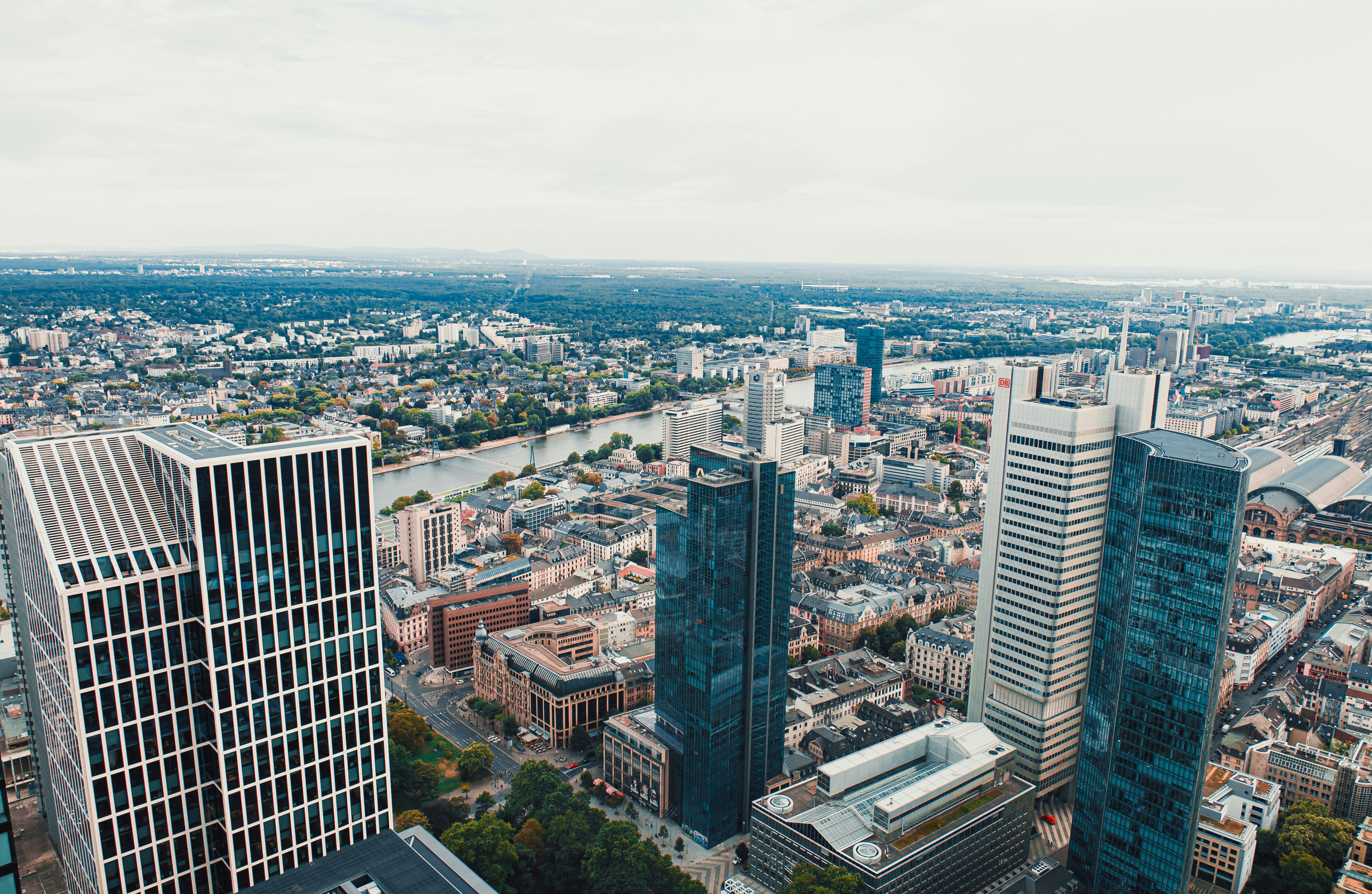 a city with tall buildings