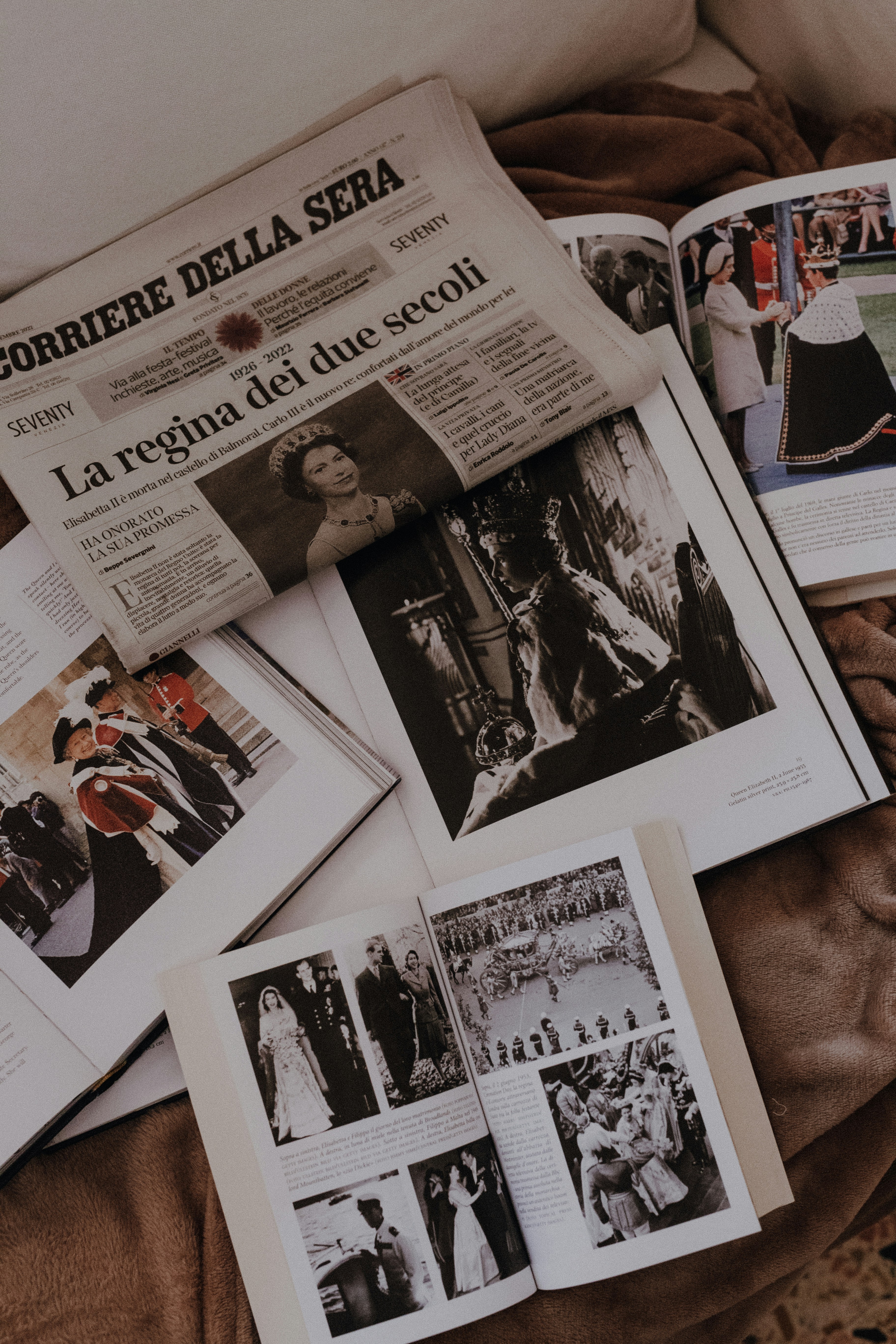 a person holding a newspaper