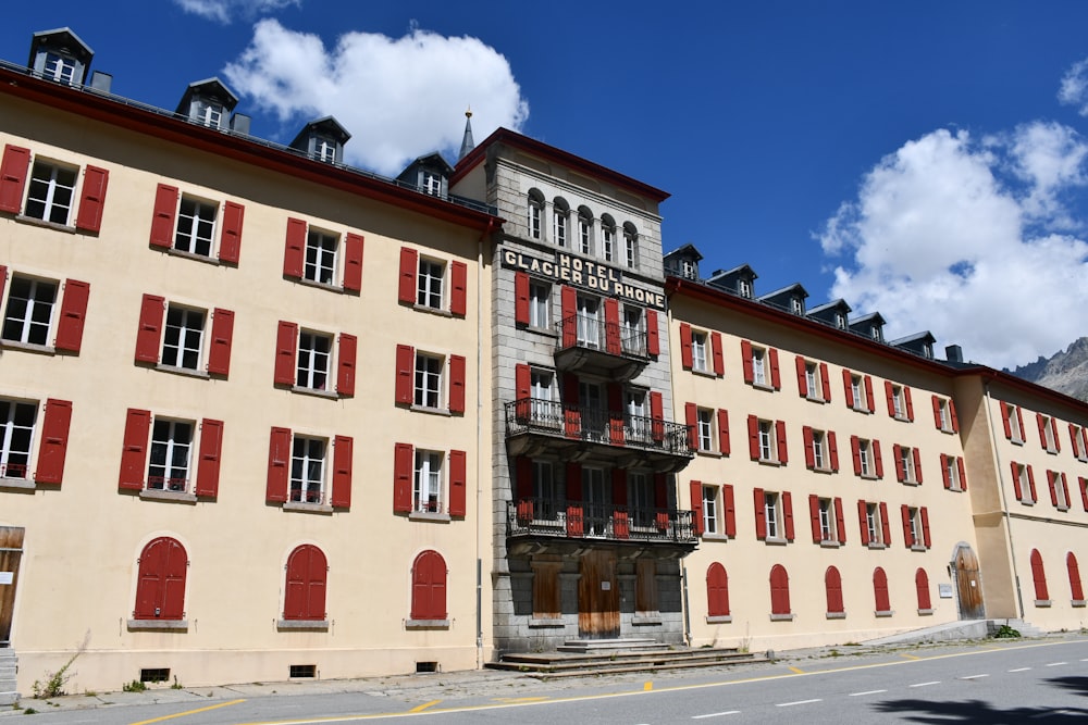 a row of buildings