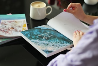 a person holding a tablet