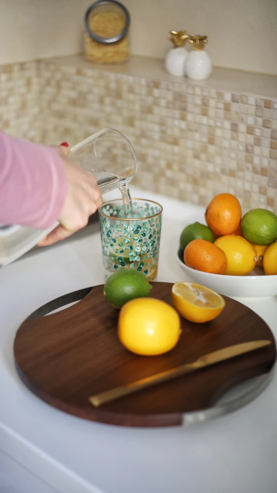 Under sink turntable organizer