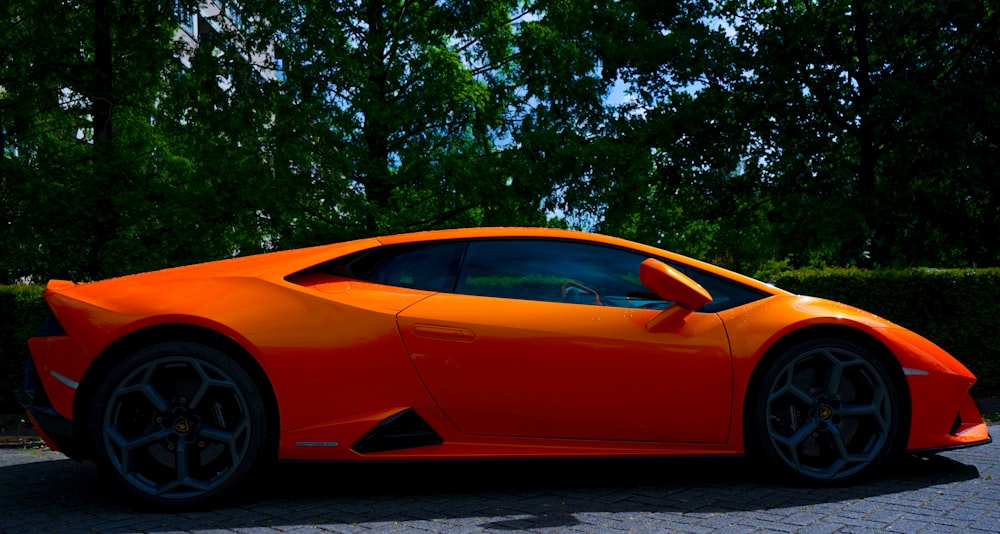 a car parked on a road