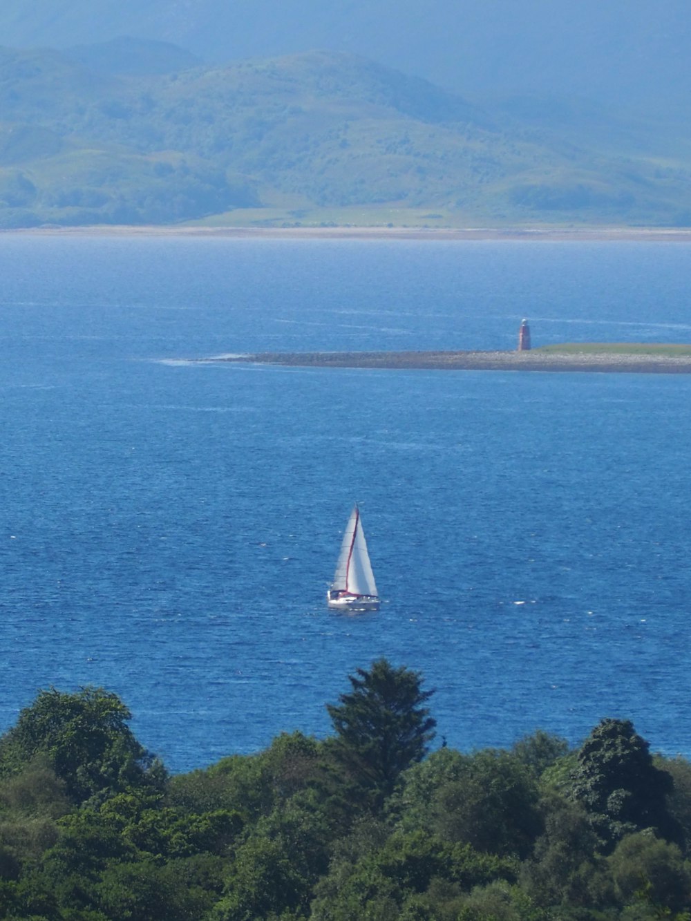 a sailboat on the water