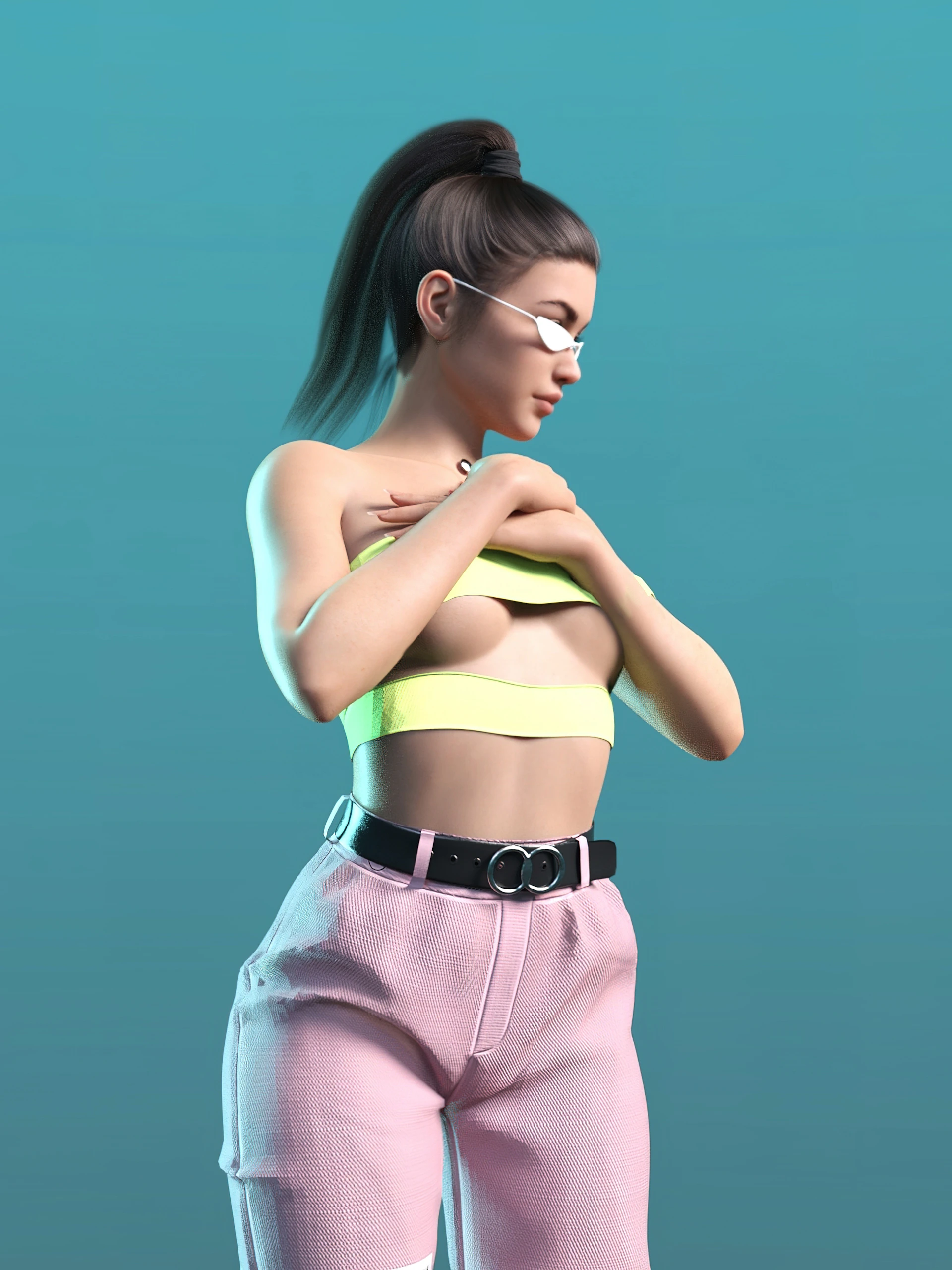 woman wearing yellow long-sleeved dress under white clouds and blue sky during daytime