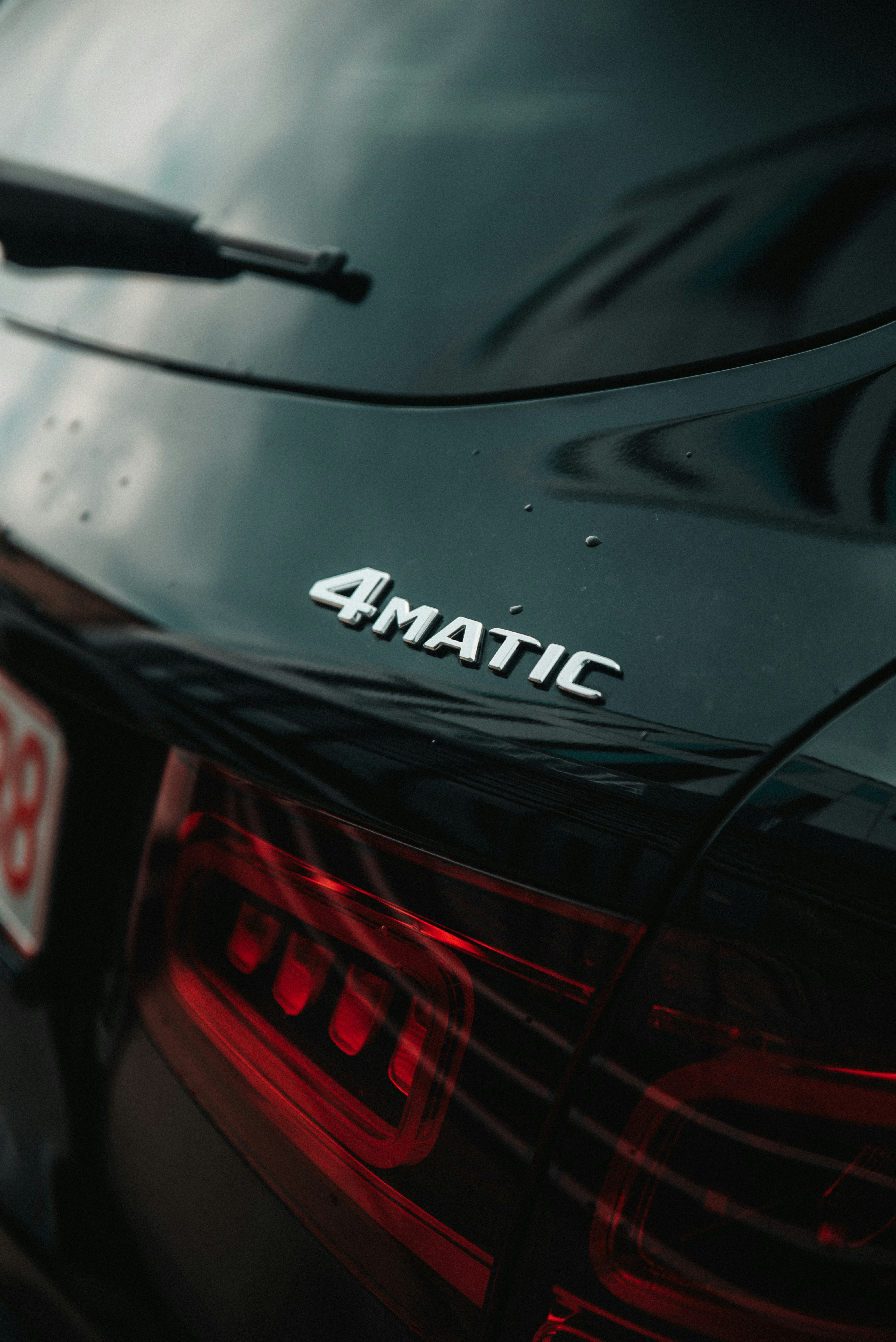 l’arrière d’une voiture