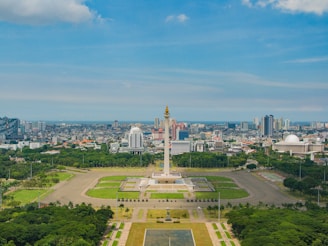 a large city landscape