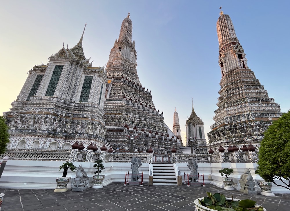 a large ornate building with towers