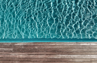 a group of people swimming in the ocean