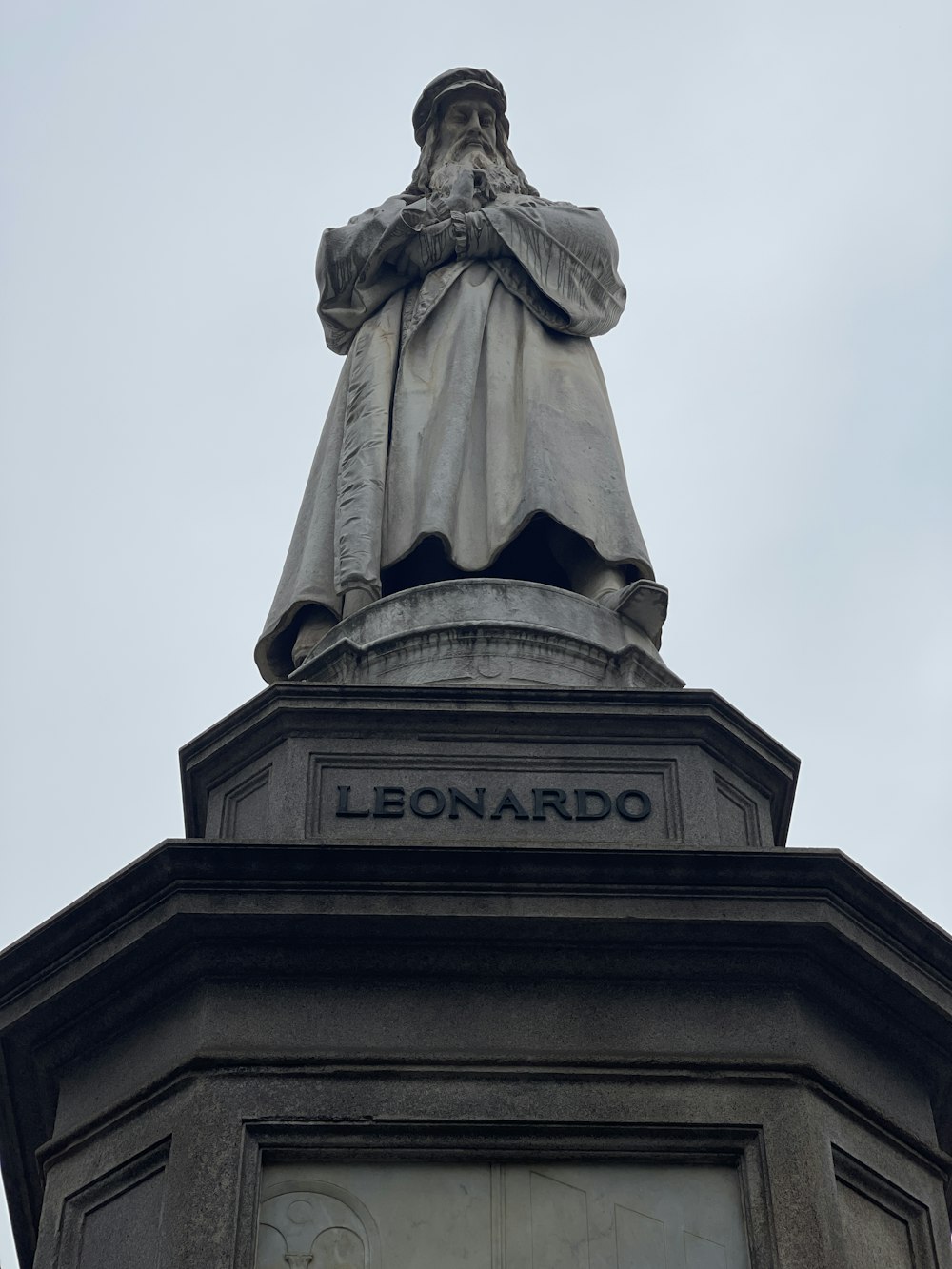 a statue on top of a building