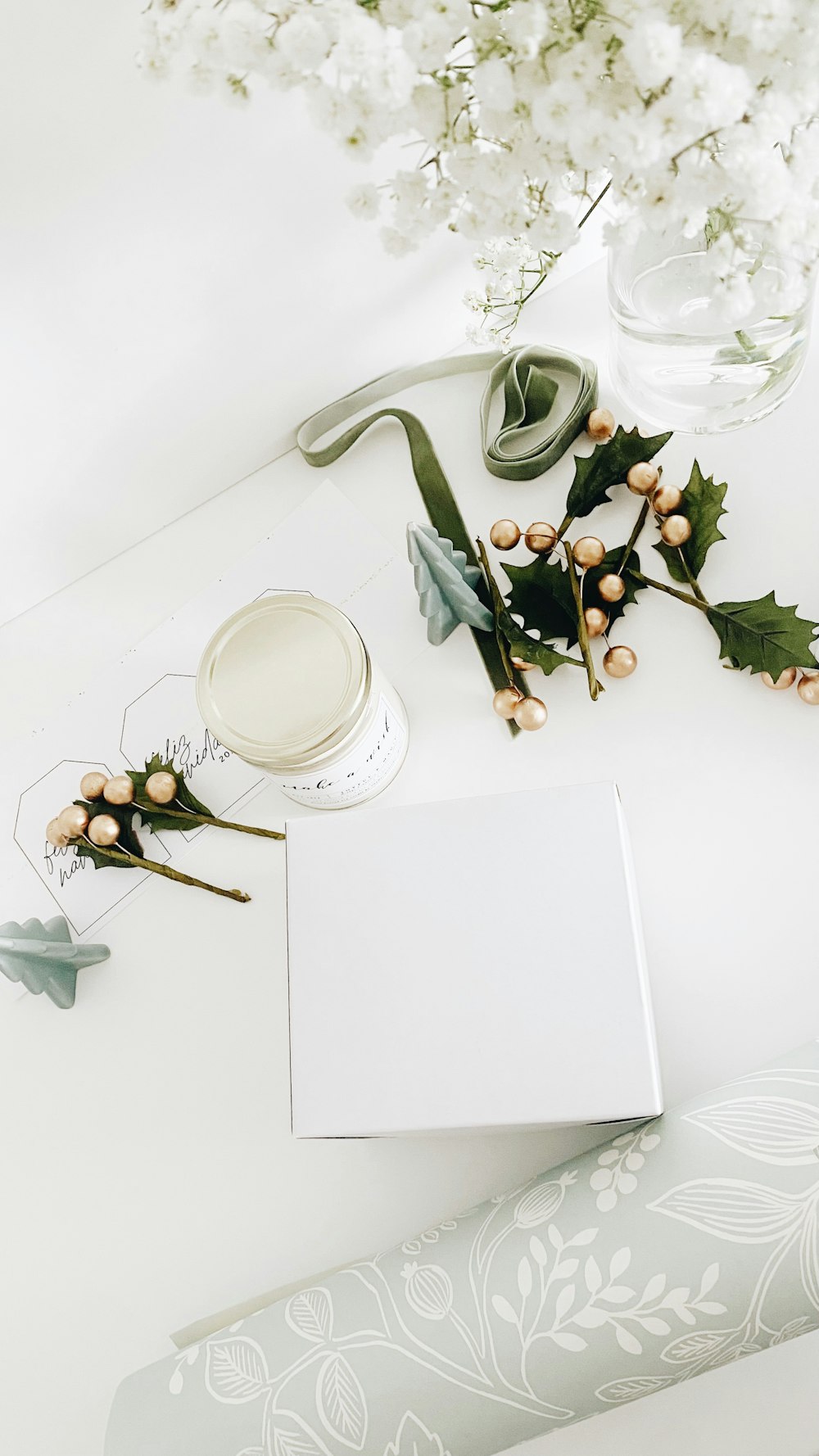 a vase of flowers on a table