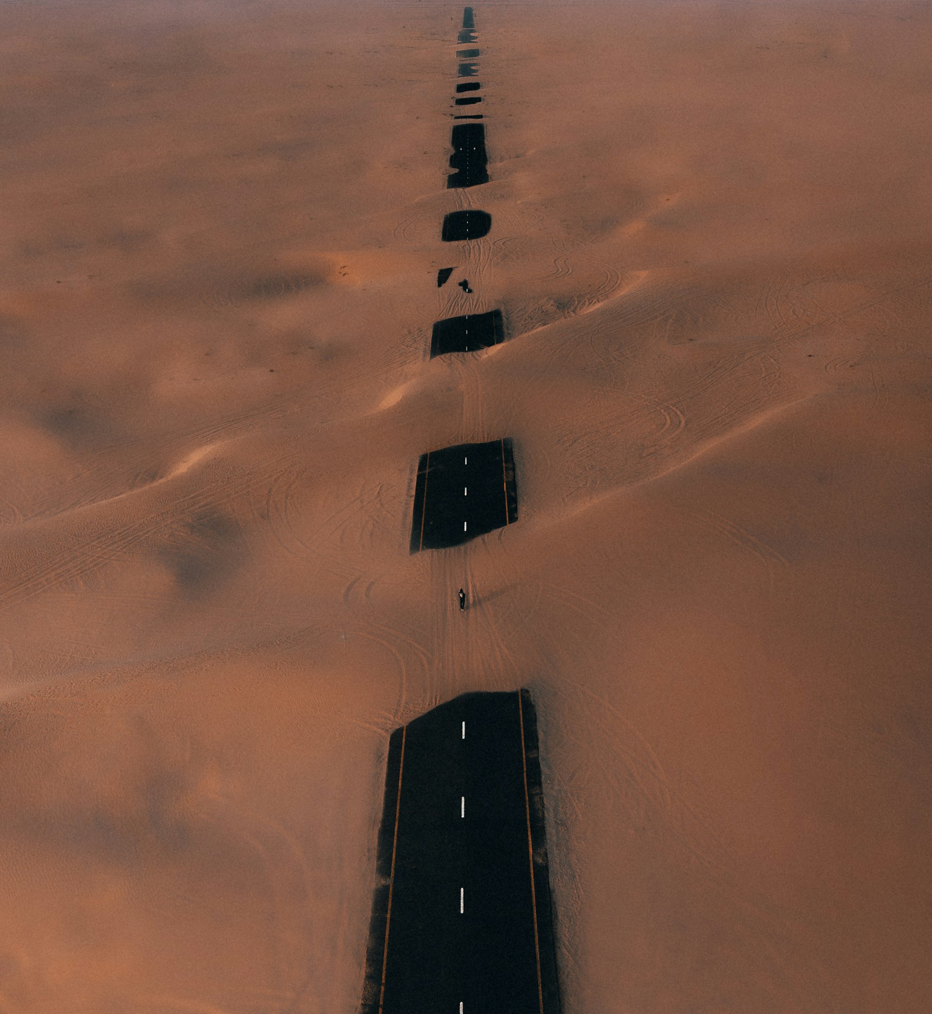a rocket in the sky