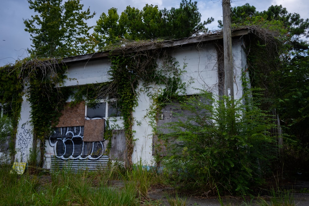 a house that has been destroyed