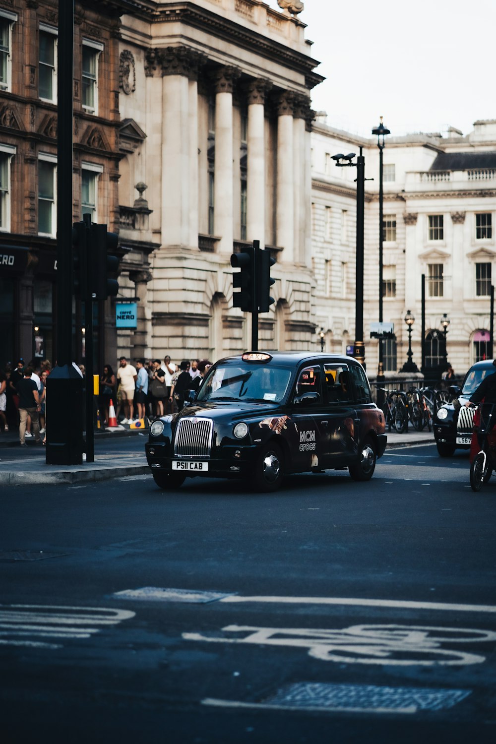 a police car on the street