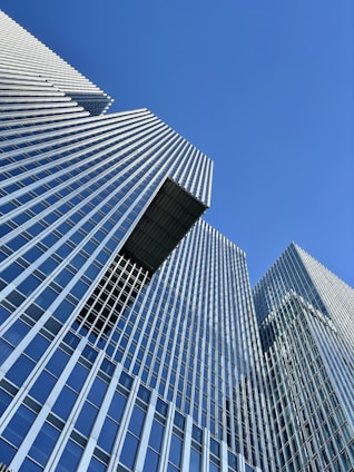 a low angle view of a building