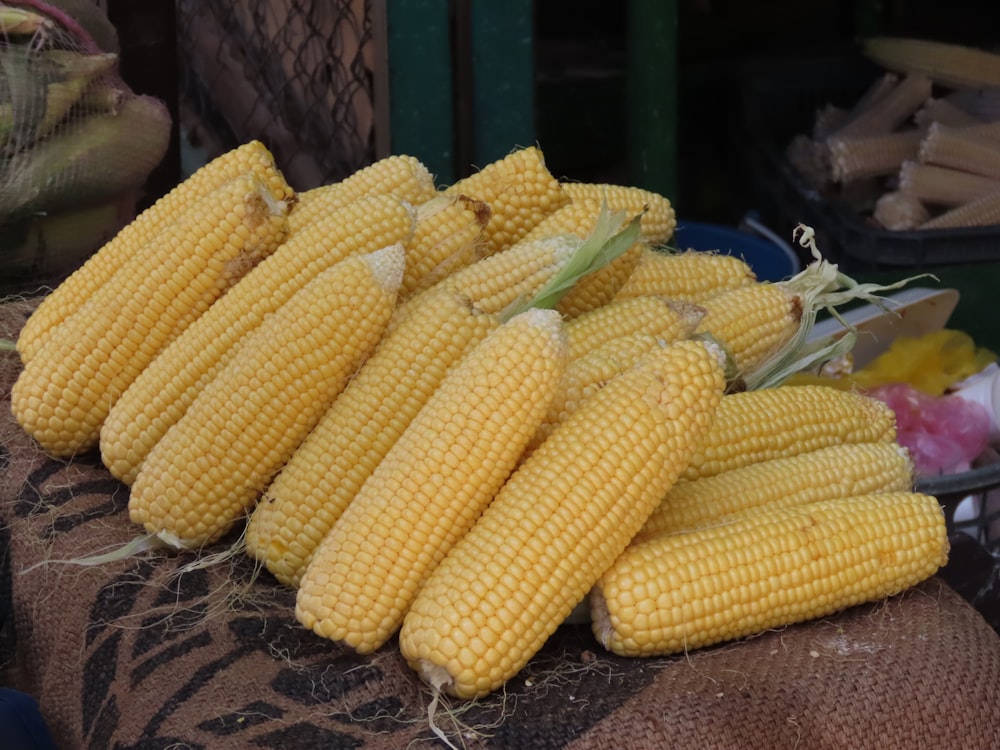 a basket of corn
