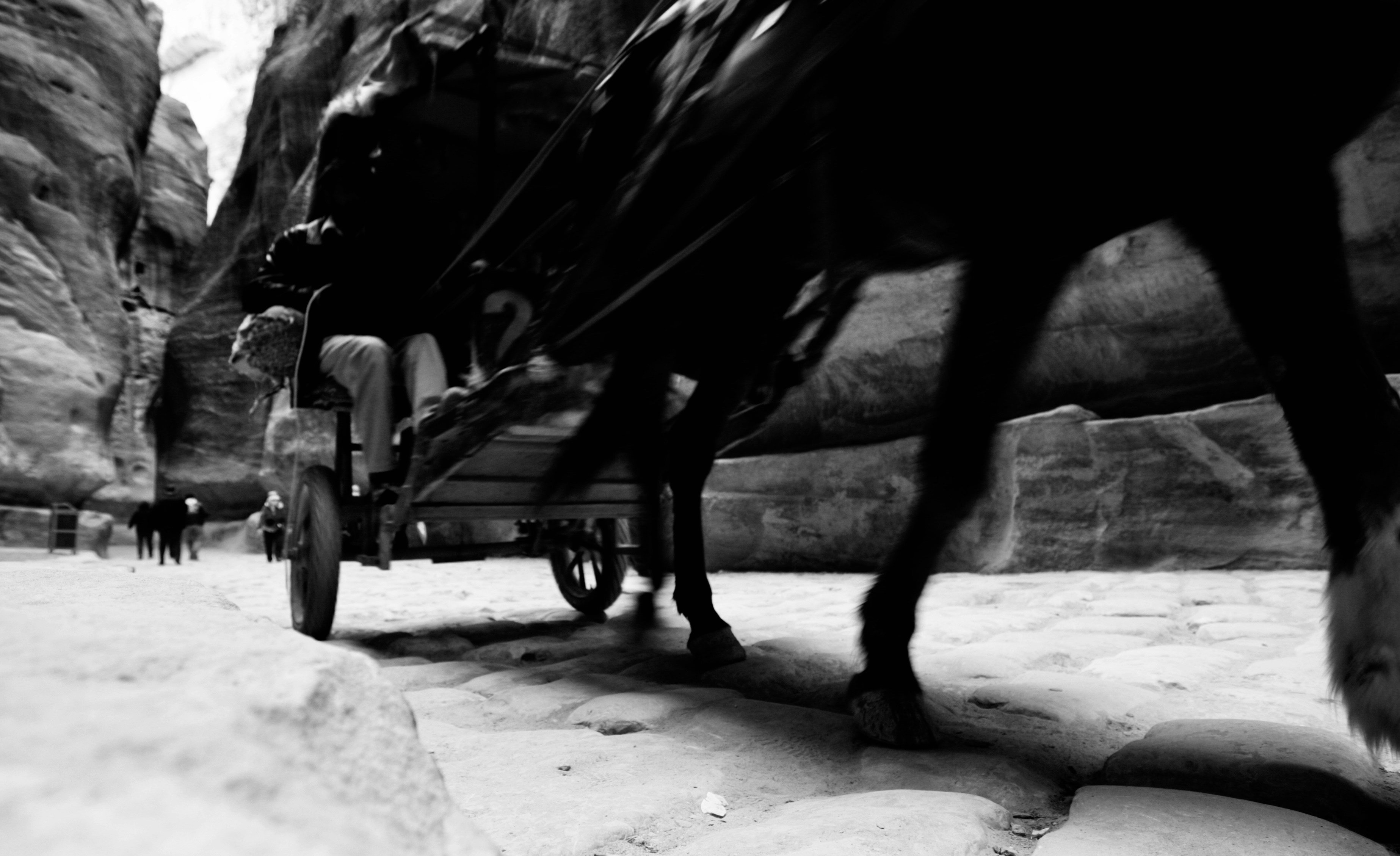 a person riding a tricycle
