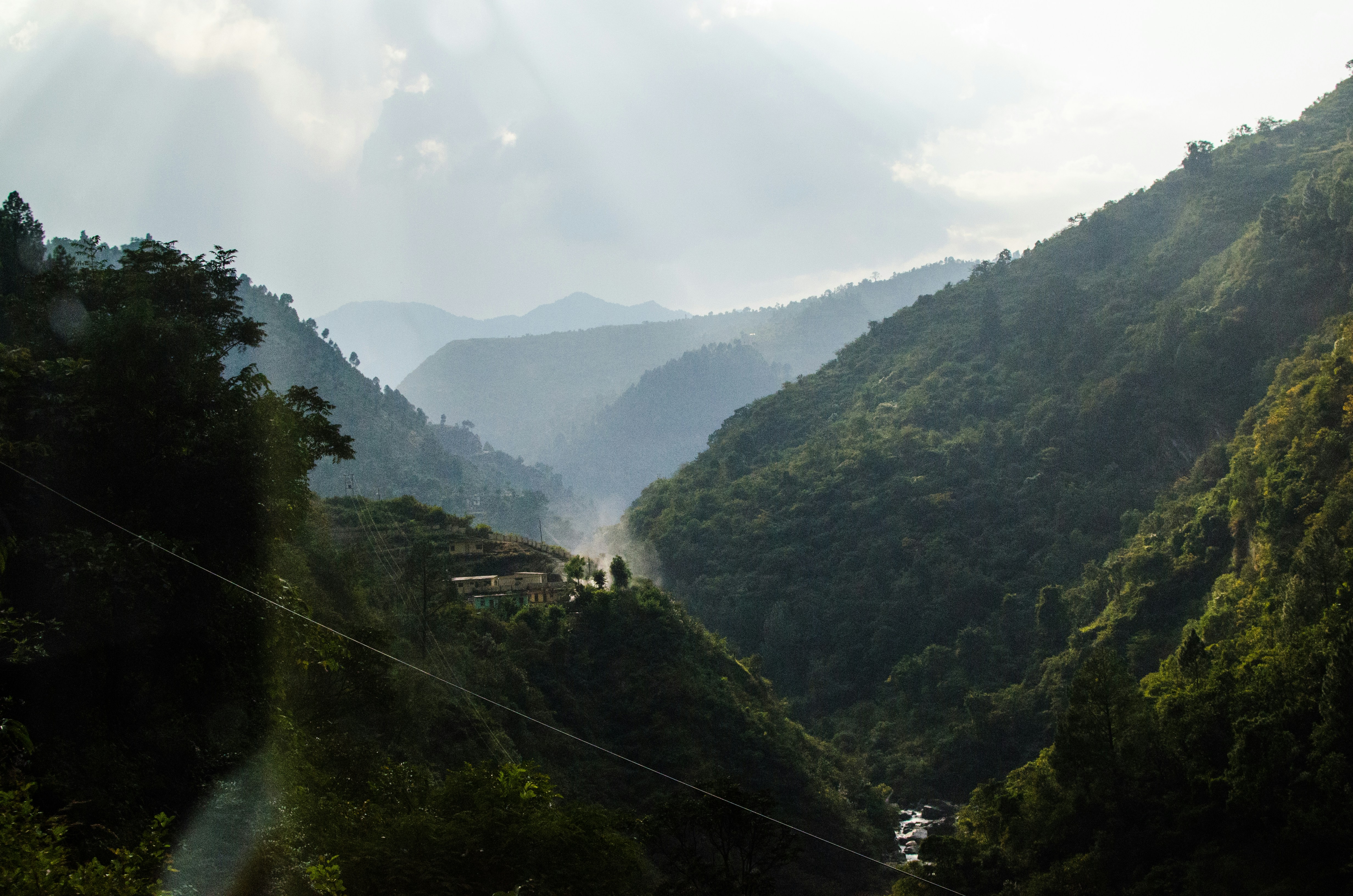 a river running through a valley