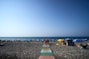 a group of people on a beach