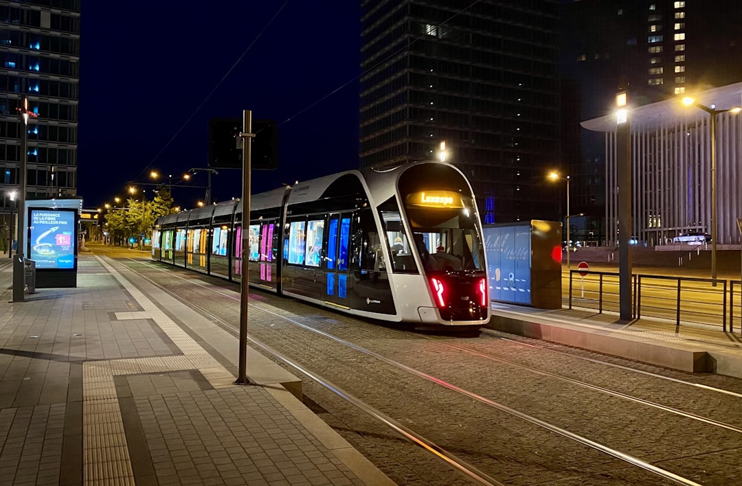 a train on the tracks,