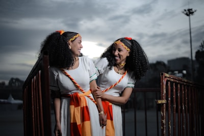 a group of women in traditional dress