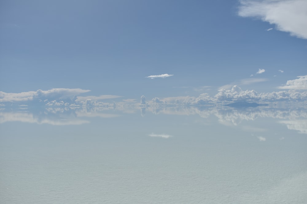 a view of the sky with clouds