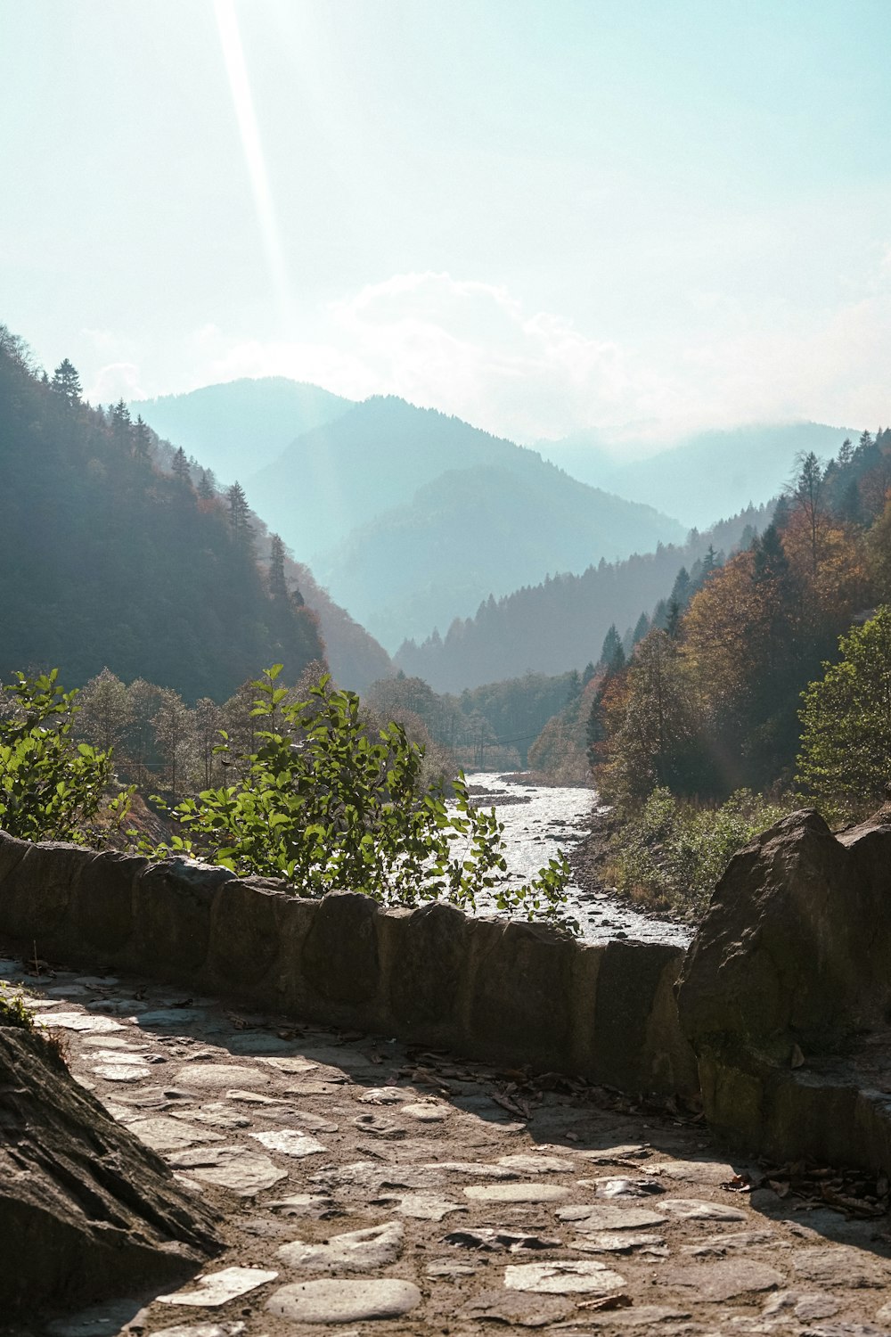 a river running through a valley