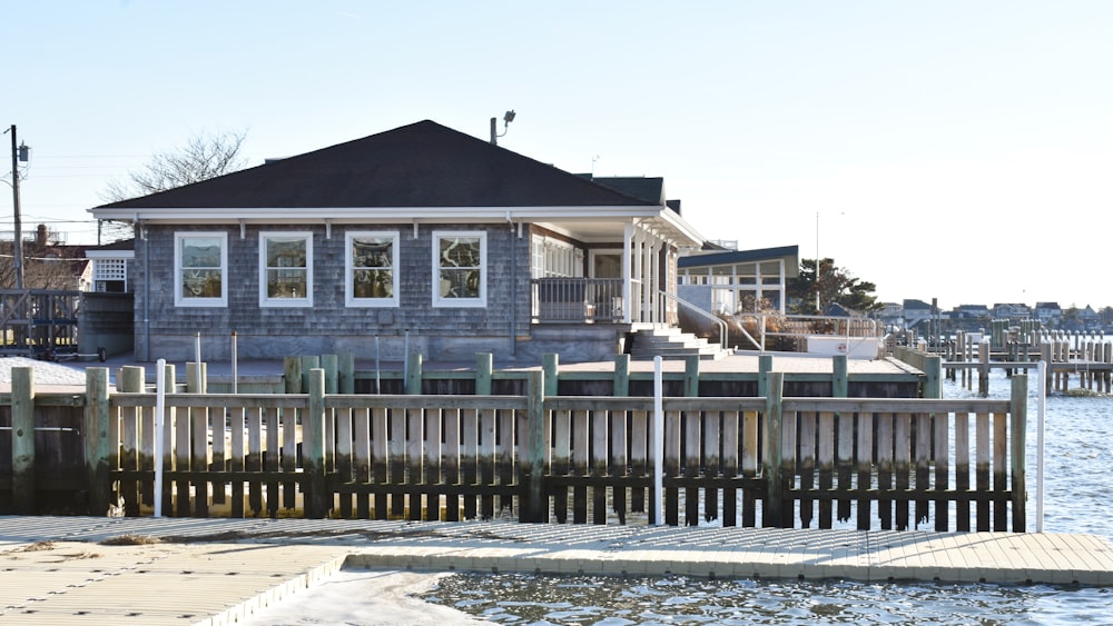 a house on a dock