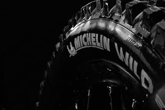 a black and white photo of a sign