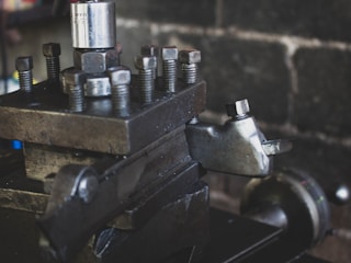 a machine with pipes