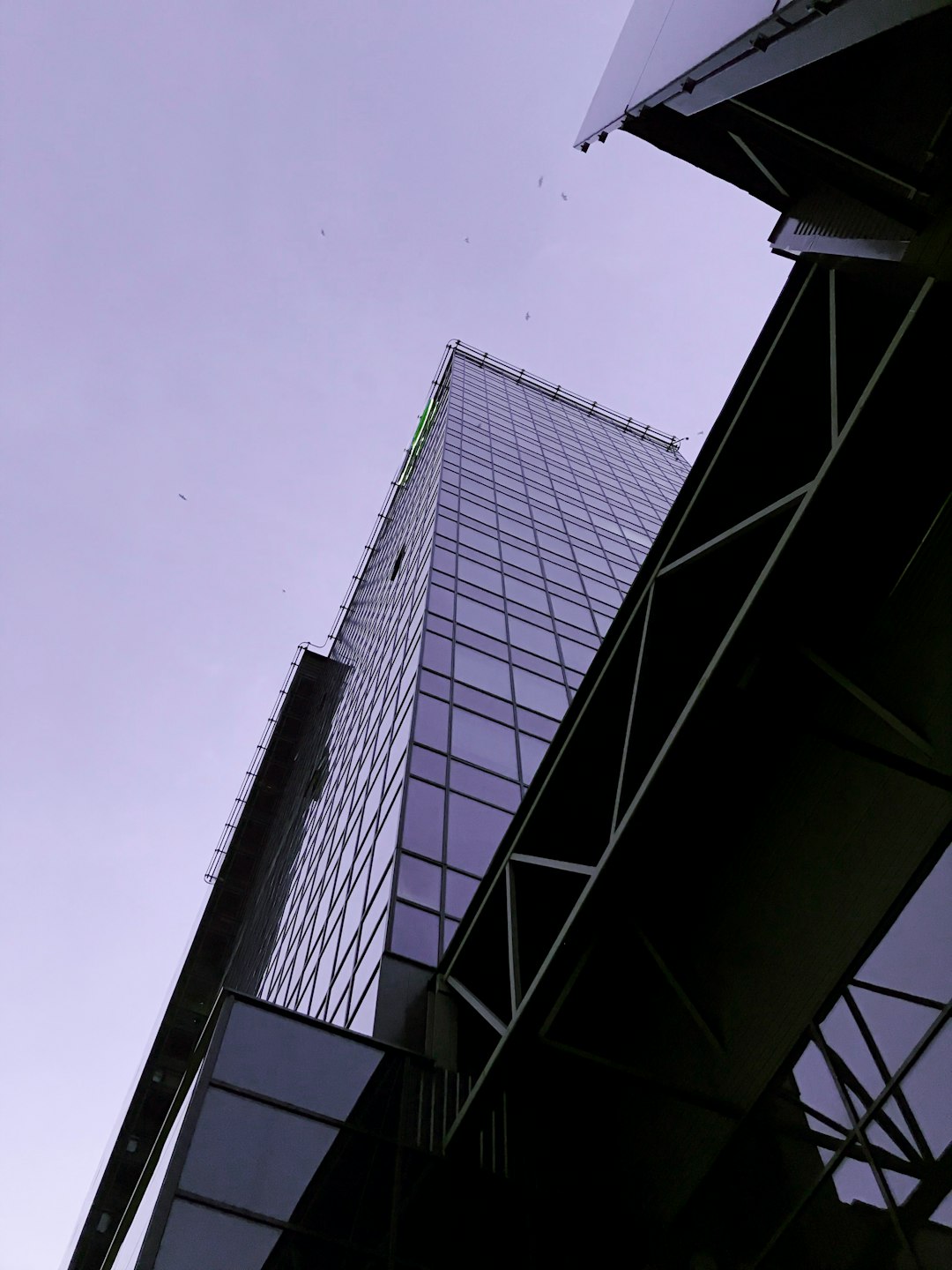 a low angle view of a building