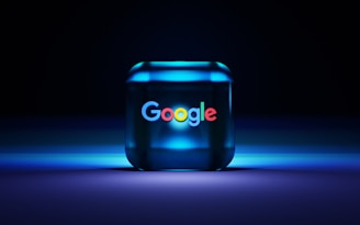 a black rectangular object with a logo on it