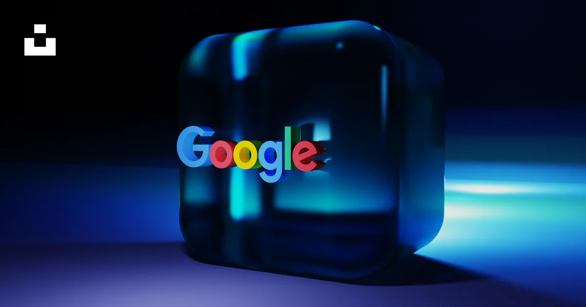 Translucent Google Pictures A black rectangular object with a blue light photo – Free Google logo ...