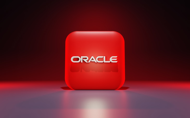 a red cube with white text