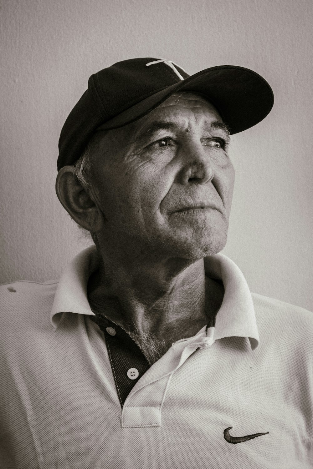 a man wearing a hat