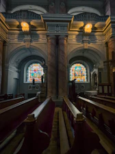Church worship service interior at Hilltop Church Fort Worth Texas