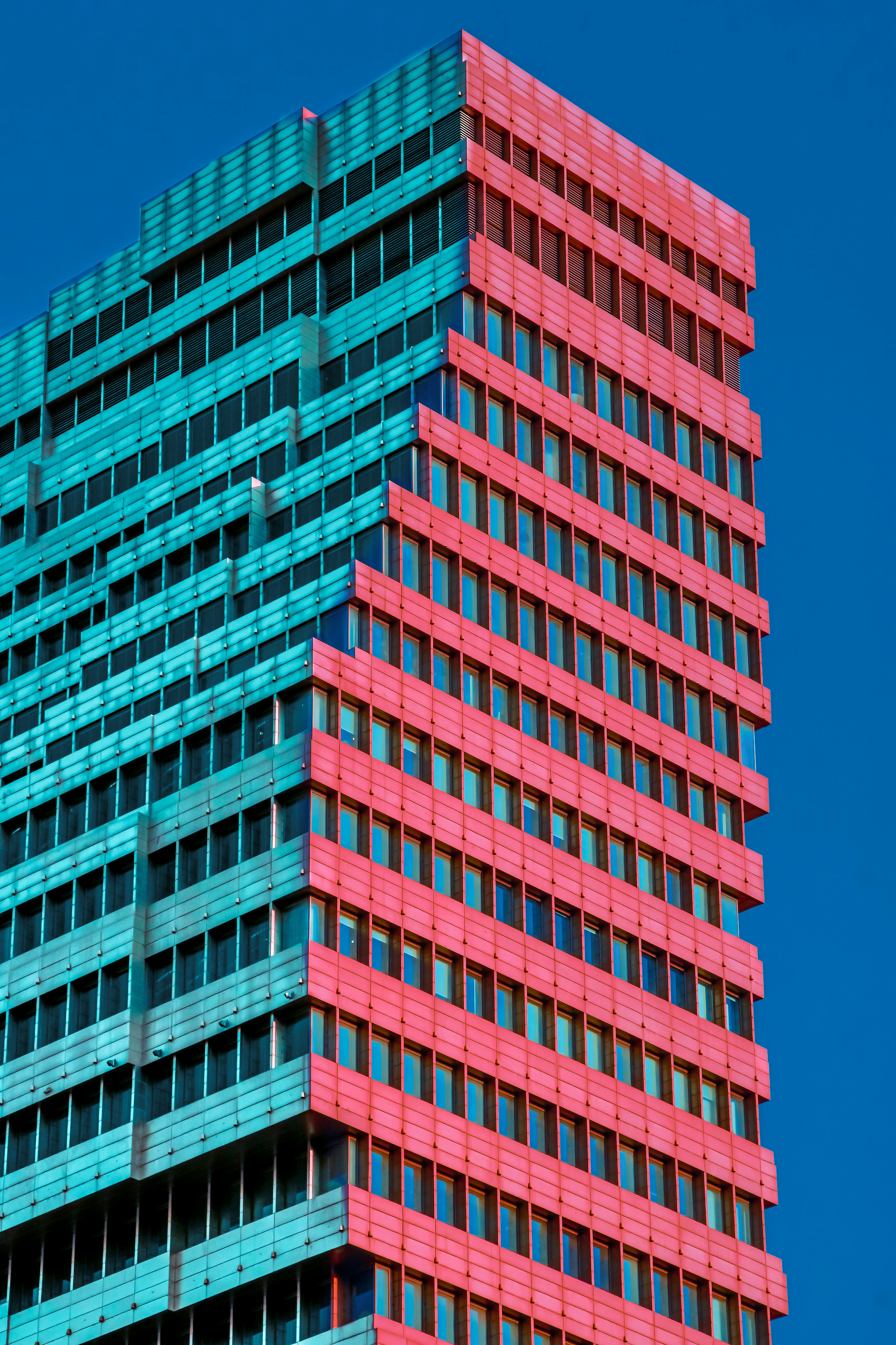 a tall building with many windows