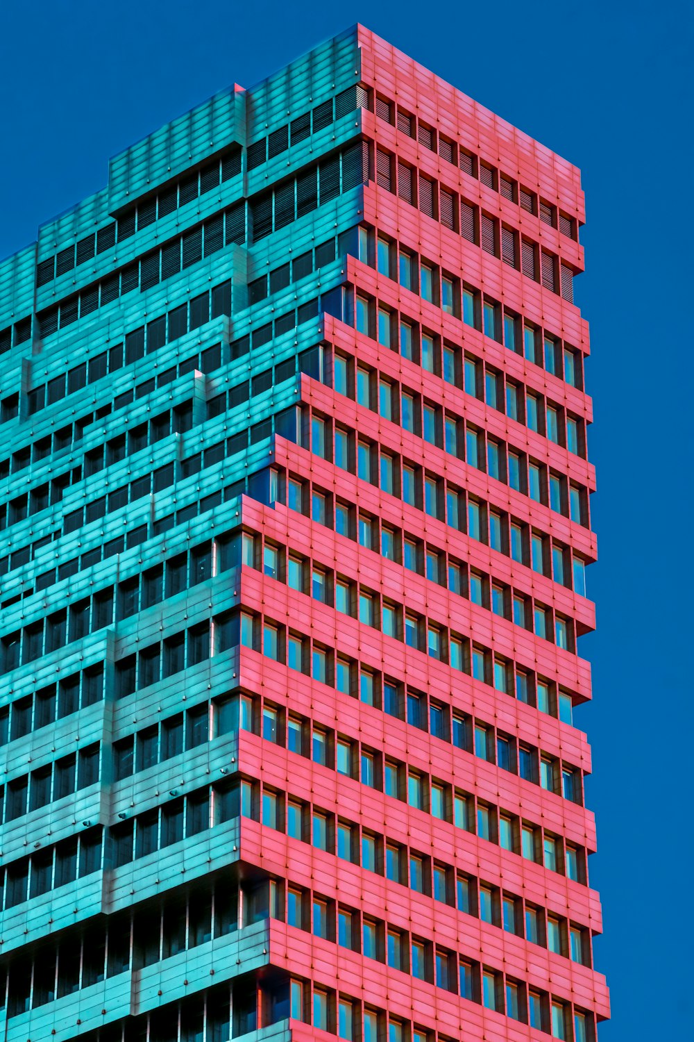 a tall building with many windows