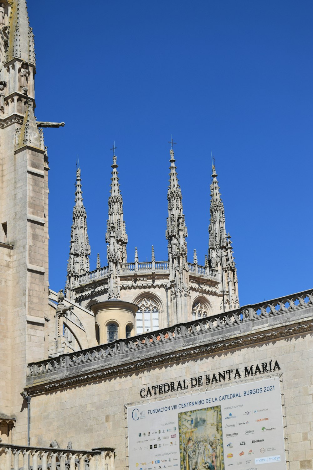 a building with towers