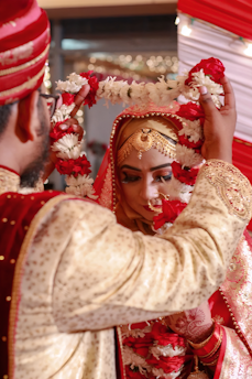 a person wearing a traditional dress