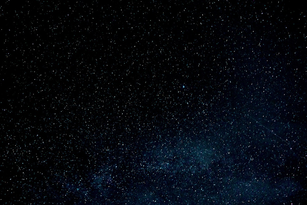 a starry night sky