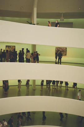 a group of people in a room