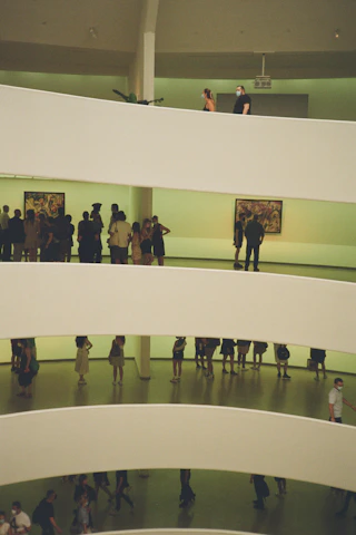 a group of people in a room