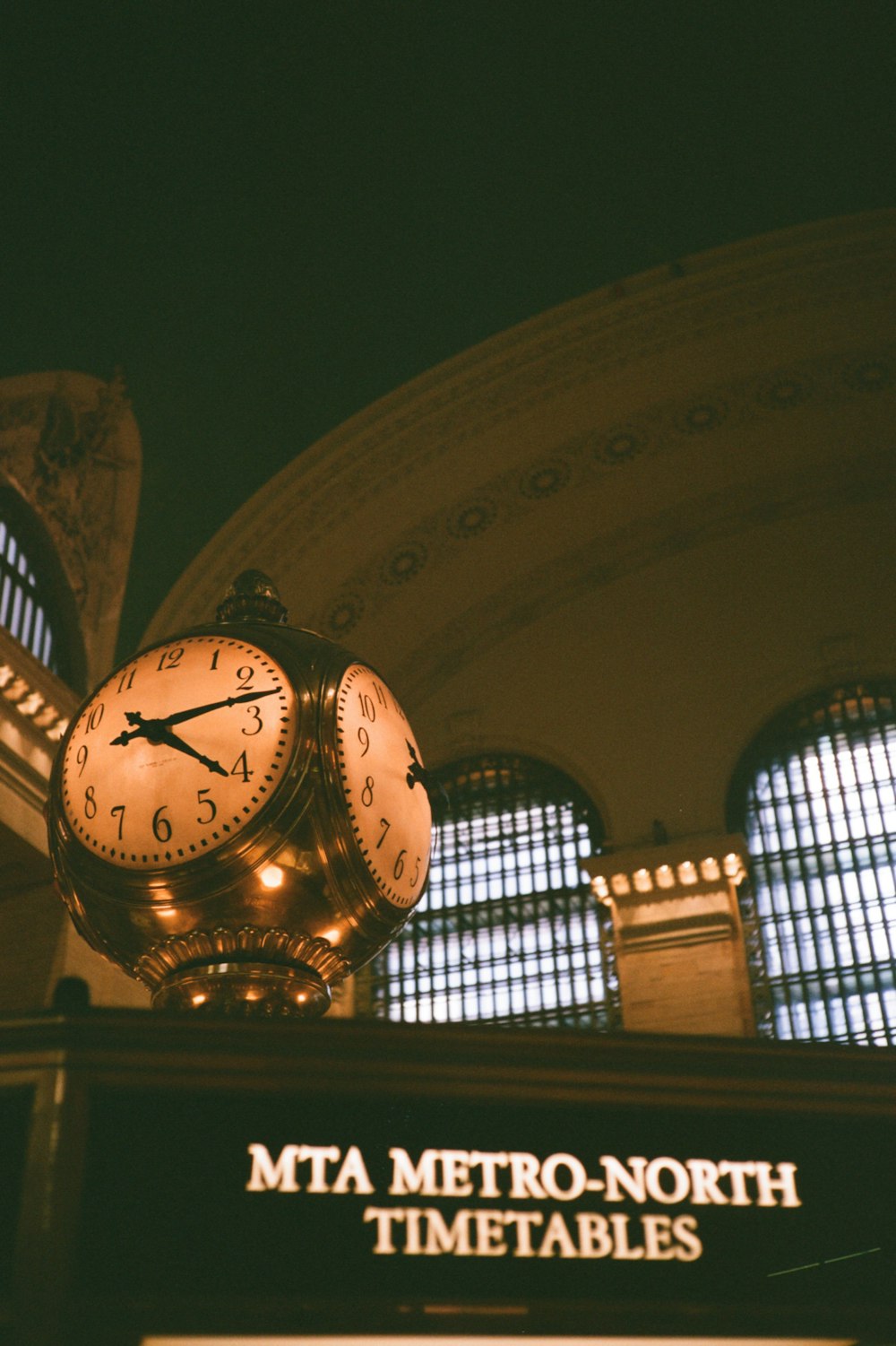 a clock on a building