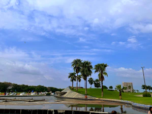 A vibrant neighborhood park sparkling clean with families enjoying the fresh air.