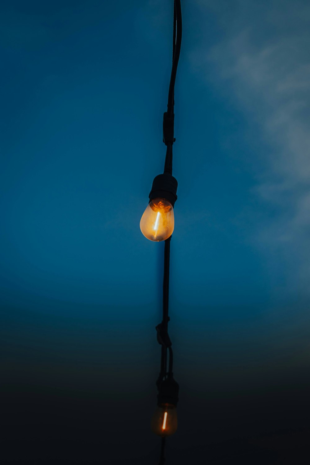 a light on a pole