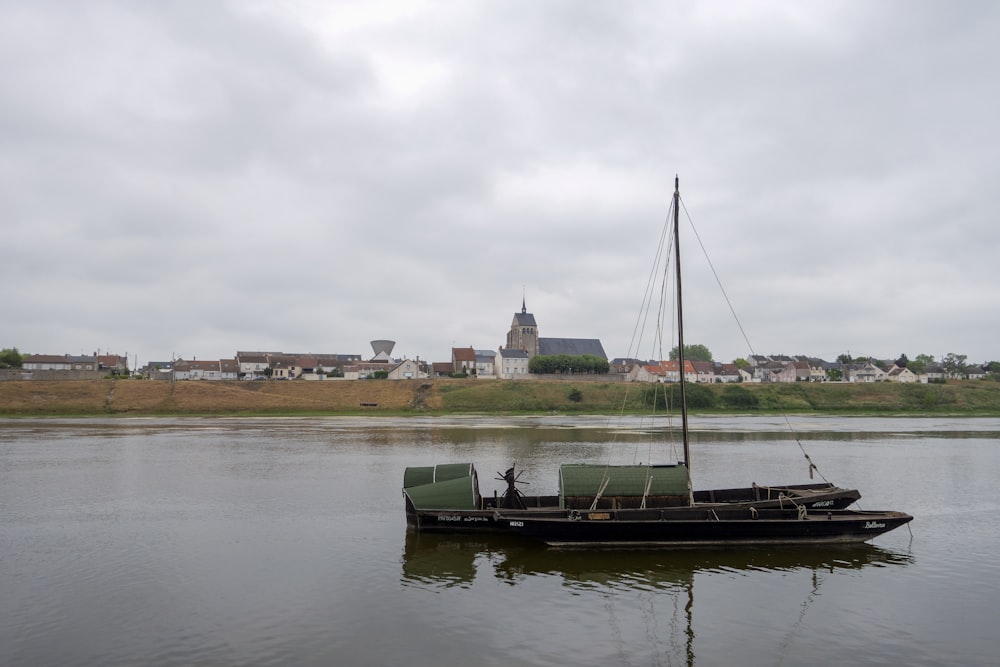 a boat on the water