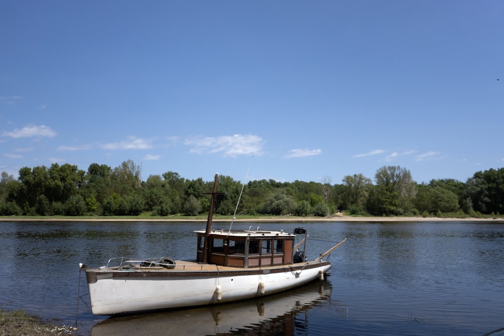 a boat on the water