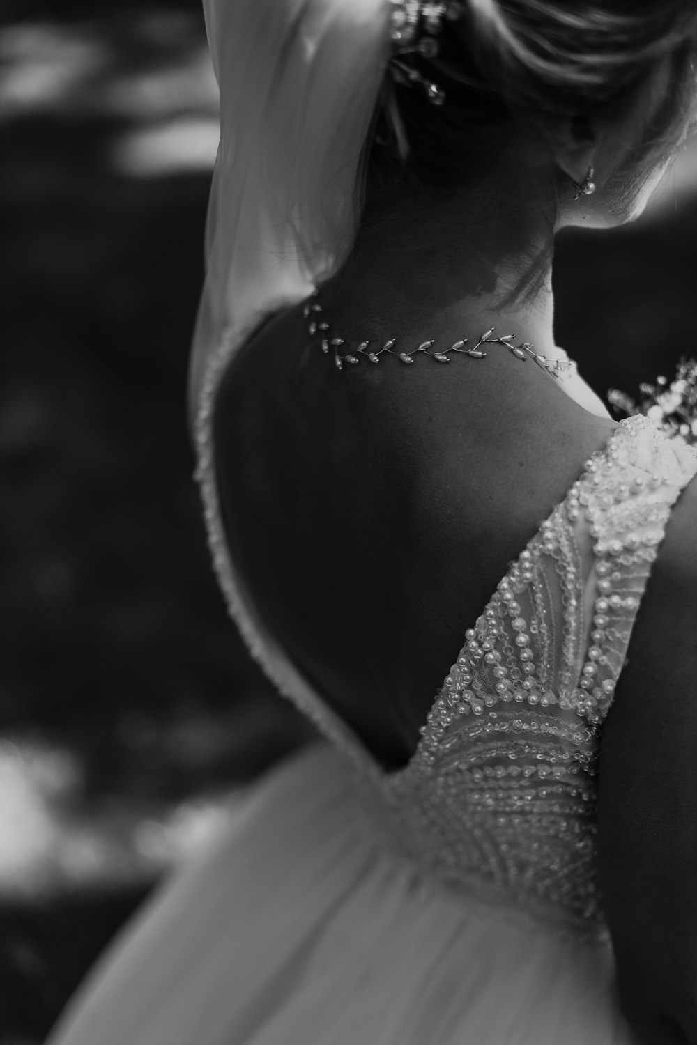 a woman wearing a wedding dress